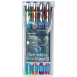 Schneider Memo Ballpoint Pen XB (Extra Bold, Mix Colors)